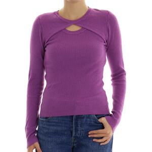 MAGLIA CUT-OUT VIOLA